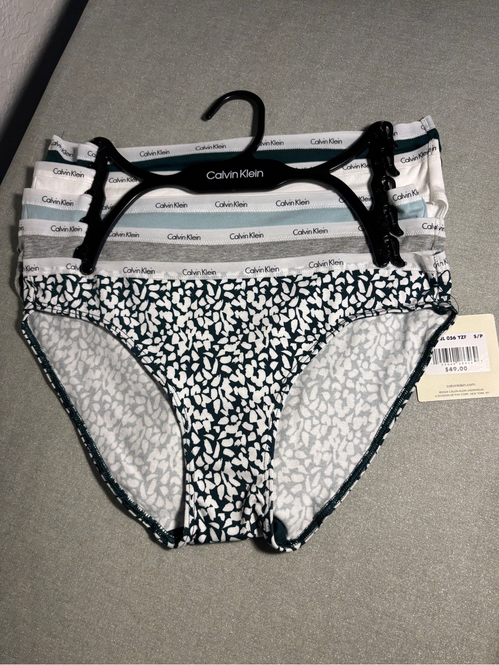 NWT Calvin Klein Women’s Small 5 Pack Bikini Underwear Panties Cotton Logo